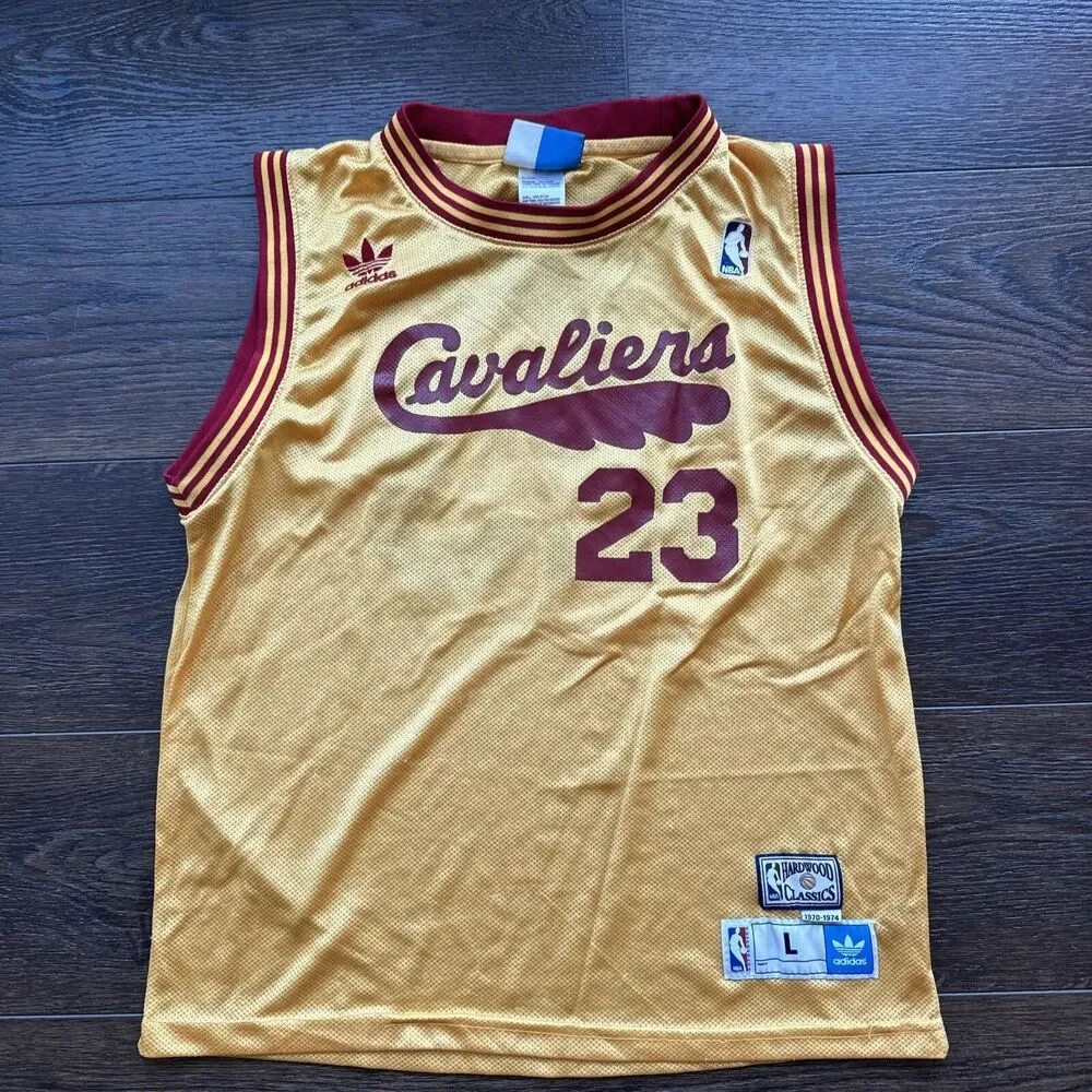Lebron James 23 Authentic NBA Cleveland Cavaliers adidas Jersey Youth L (14-16)